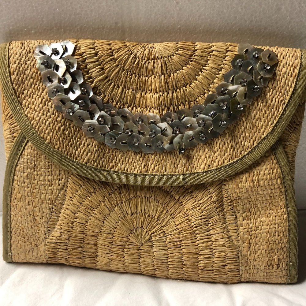 Tommy Bahama Bag with Shell Decorative Sequence